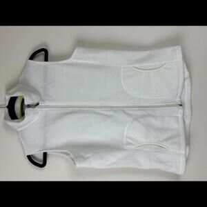 Woolrich Women's White Fleece Vest - Size M